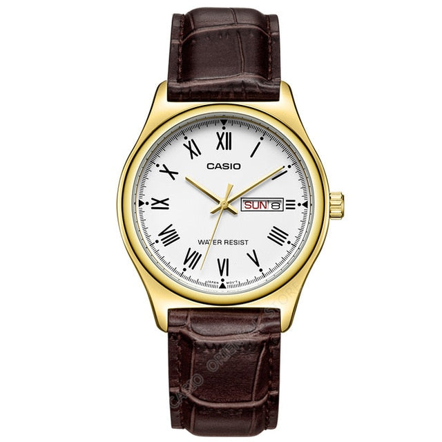 Casio Watch Top Brand Quartz Gold
