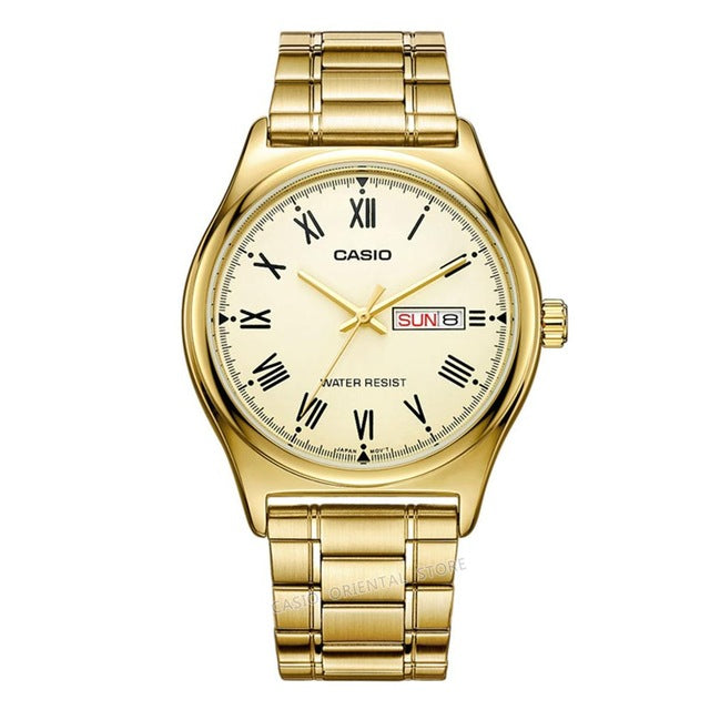 Casio Watch Top Brand Quartz Gold