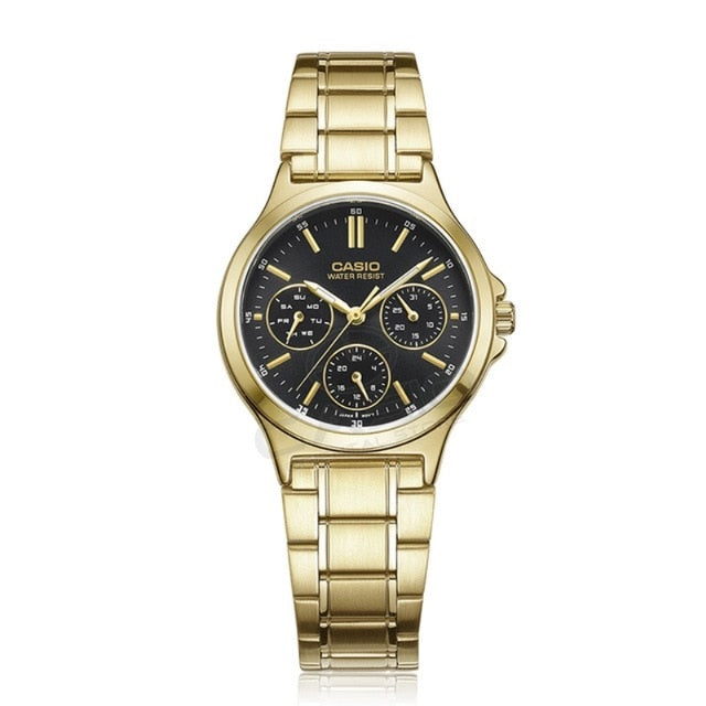 Casio gold watch waterproof